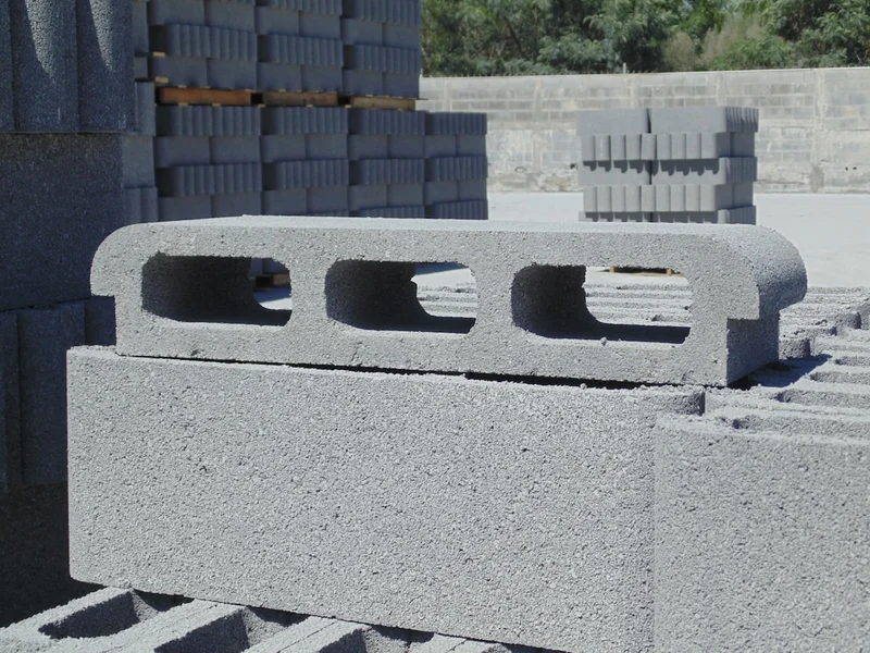 Construction worker placing and levelling concrete for a column pour